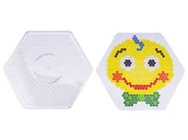 Prace ręczne dla dzieci - Koraliki do prasowania, Prasowanka, Szablon, Saszetka WESOŁY KLAUN, EMOTKA, BUŹKA - miniaturka - grafika 1