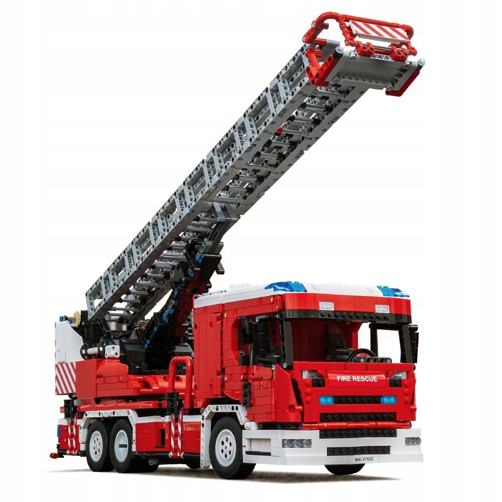 Klocki Mould King 17022 Technic RC Fire Engine Zestaw Do Budowania Wozu