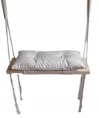 Huśtawki - Huśtawka siedzisko na poduszce BEŻOWA - miniaturka - grafika 1