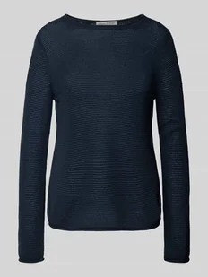 Sweter z dzianiny o kroju regular fit z czystej bawełny - Swetry damskie - miniaturka - grafika 1
