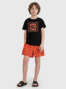 4F Spodenki plażowe boardshorty chłopięce - pomarańczowe 122/128 (6-8 lat) - Kąpielówki dla chłopców 4F Spodenki plażowe boardshorty chłopięce - pomarańczowe 122/128 (6-8 lat) - Kąpielówki dla chłopców - miniaturka - grafika 1