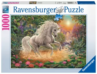 Ravensburger Puzzle 1000 elementów. Mistyczny jednorożec - Puzzle - miniaturka - grafika 1