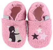 Buty dla dziewczynek - kapcie niemowlęce Sterntaler na zimę różowe [rozmiar stopy: 21/22] - miniaturka - grafika 1