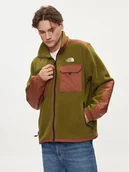 Odzież trekkingowa męska - The North Face Polar Royal Arch NF0A7UJB Zielony Regular Fit - miniaturka - grafika 1