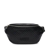 Nerki - Nerka Calvin Klein Emblem Aop Coated Waistbag LV04D3135G Czarny - miniaturka - grafika 1