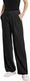 Spodnie damskie - Replay Damskie spodnie Straight Fit, 098 BLACK, 25W - grafika 1