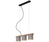 Lampy sufitowe - Briloner - Żyrandol na lince RHON 3xE14/25W/230V kauczukowiec - miniaturka - grafika 1