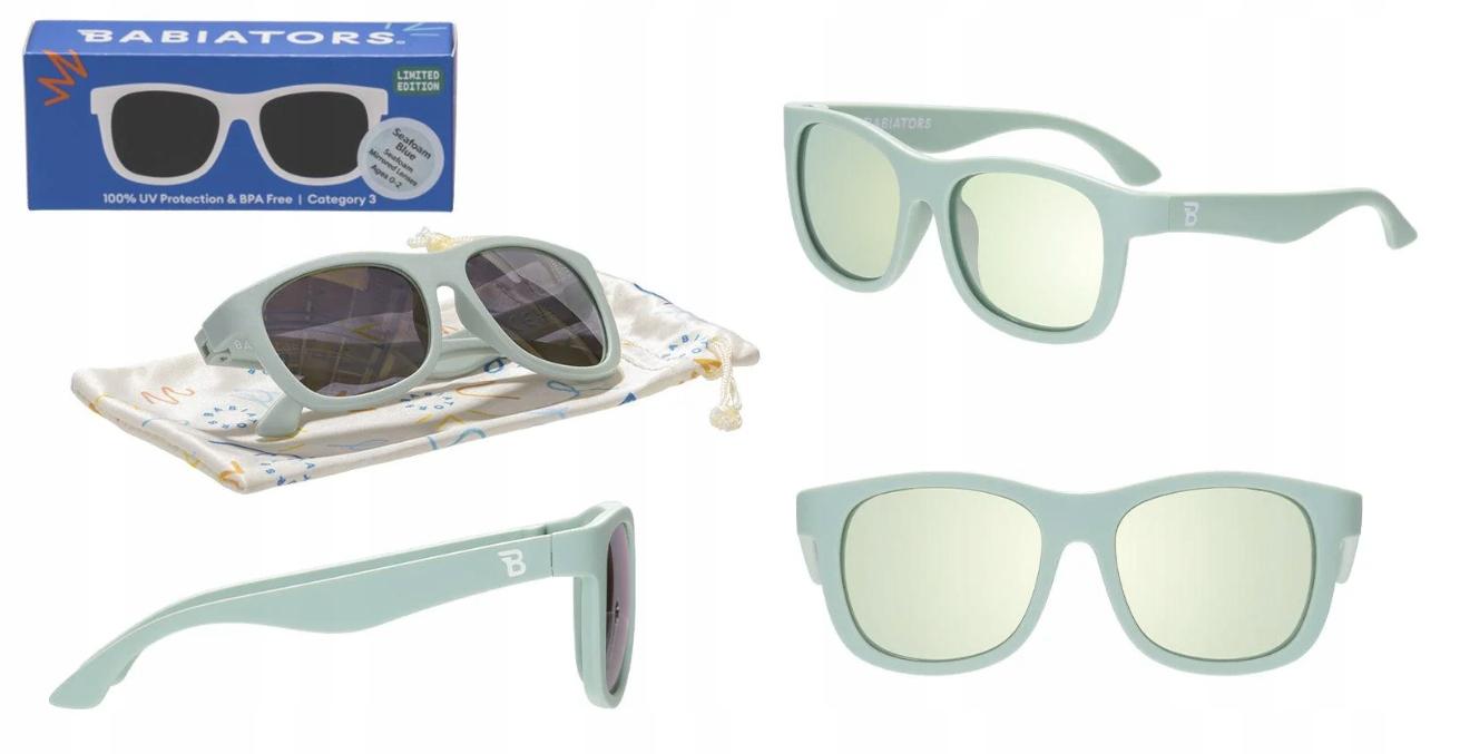 Babiators Navigator Seafoam Blue Okulary przeciwsłoneczne dla dzieci 0-2 S
