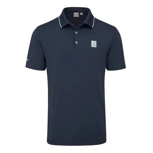 Męska koszulka golfowa Ping Mr. PING II Polo navy - Golf - miniaturka - grafika 1
