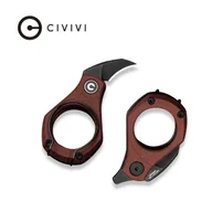 Noże - Nóż składany Civivi Pyrus Burgundy G10, Black Stonewashed 14C28N by Ostap Hel (C23038-1) - miniaturka - grafika 1