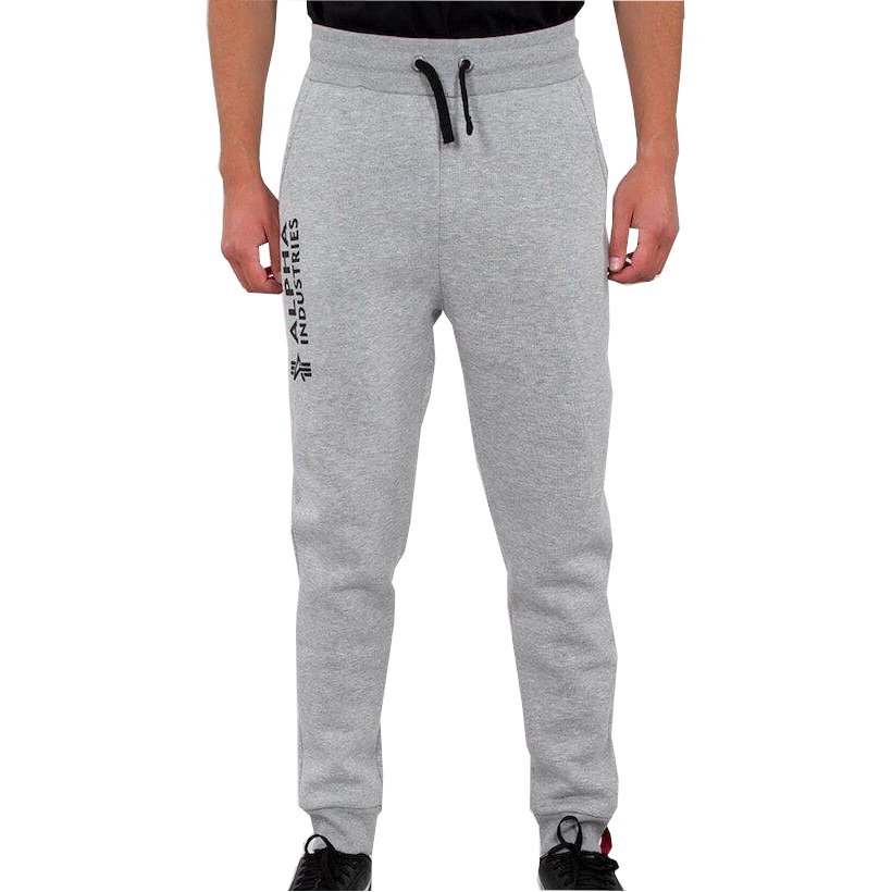 Spodnie ALPHA INDUSTRIES JOGGER AI szare (grey heather) 116368 17-L