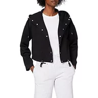 Koszulki i topy damskie - Mavi Damska koszulka z kapturem Top T-Shirt, czarna, M - miniaturka - grafika 1