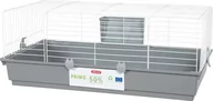 Klatki dla gryzoni - Zolux Klatka Primo 100 cm dla królików i gryzoni biała/szara - miniaturka - grafika 1