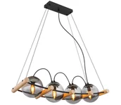 Lampy sufitowe - Globo 15883-4H - Żyrandol na lince LEONA 4xE27/15W/230V - miniaturka - grafika 1