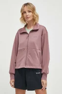 Bluzy damskie - Columbia bluza sportowa Boundless Trek kolor różowy z kapturem gładka 2073084 - miniaturka - grafika 1