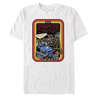 Koszulki męskie - Stranger Things Men's Retro Mash Short Sleeve T-shirt męski, biały, M, biały, M - miniaturka - grafika 1