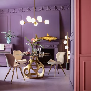 Żyrandol Heavenly, mosiądz Ø 98 cm, 8-punktowy - Lampy sufitowe - miniaturka - grafika 4