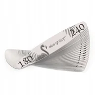 Akcesoria do paznokci - Aba Group Pilnik do Paznokci Elipsa 180/240 Zestaw 25szt. - miniaturka - grafika 1