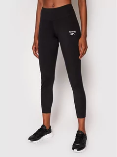 Spodnie damskie - Reebok Legginsy Identity GL2557 Czarny Slim Fit - grafika 1