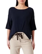 Swetry damskie - bugatti Damski sweter W9692-53268, granatowy-390, XS EU, Marine-390, XS - miniaturka - grafika 1