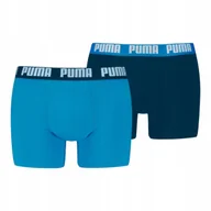 Majtki męskie - PUMA BOKSERKI MĘSKIE MAJTKI BOXER 2P GRANATOWE/NIEBIESKIE r.L - miniaturka - grafika 1