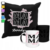 Gadżety dla niej i dla niego - ZESTAW KUBEK MAGICZNY + POSZEWKA Z PODUSZKĄ-DZIEŃ MAMY MATKI PREZENT + IMIĘ - miniaturka - grafika 1