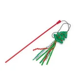 Zabawki dla kotów - Beeztees Wędka dla kota Choinka - miniaturka - grafika 1