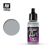 Akcesoria do gier planszowych - Vallejo Game Air 72.752 Silver - miniaturka - grafika 1