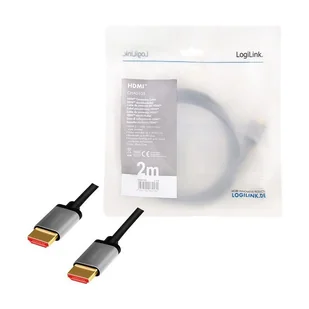 LogiLink Kabel HDMI 2.1 8K/60Hz Aluminiowy 2m - Kable komputerowe i do monitorów - miniaturka - grafika 6