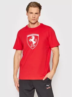 Koszulki męskie - Puma T-Shirt Scuderia Ferrari Race 533752 Czerwony Regular Fit - grafika 1