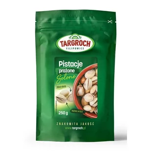 Targroch Pistacje Prażono Solone 250g - - Orzechy i nasiona - miniaturka - grafika 1