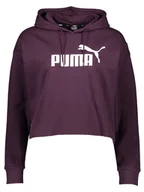 Bluzy damskie - Puma Bluza "Essential Cropped" w kolorze fioletowym - miniaturka - grafika 1