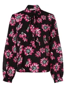 Koszule damskie - Lovely Sisters - Bluzka damska Marlies, wielokolorowy|czarny|wyrazisty róż - miniaturka - grafika 1