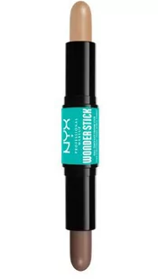 NYX Professional Makeup Wonder Stick Dual-Ended Face Shaping Stick 01 Fair - Bronzery i konturowanie twarzy - miniaturka - grafika 1