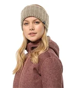 Czapki damskie - Jack Wolfskin Opaska "Highloft" w kolorze beżowym - miniaturka - grafika 1