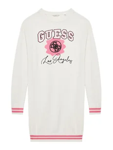 Guess Sukienka dzianinowa J5YK09 Z3OF0 Biały Regular Fit - Sukienki i spódniczki dla dziewczynek - miniaturka - grafika 1