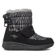 Buty dla dziewczynek - Śniegowce KangaRoos K-Pe Marty Rtx 18935 000 5104 Czarny - miniaturka - grafika 1