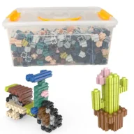 Klocki - Klocki małych geniuszy konstrukcyjne 800 elementów - miniaturka - grafika 1