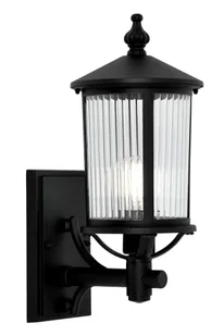 Czarna lampa ścienna zewnętrzna elewacyjna - A449 B2-A76 - Lampy ogrodowe - miniaturka - grafika 1
