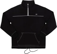 Bluzy męskie - bluza męska FALLEN HALF ZIP ANORAK HOODIE Black/White - miniaturka - grafika 1