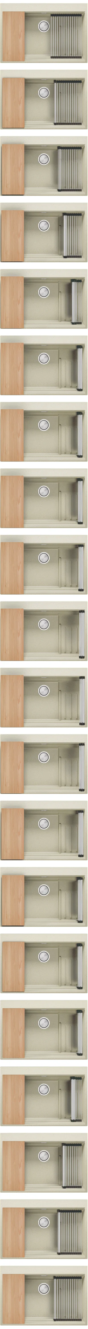 Primagran.pl Zlewozmywak kuchenny granitowy jednokomorowy z wewnętrzym ociekaczem Step i największą komorą MAX Oslo 80 Multilevel MOJKB-X0#N+AROL02-KH$G+ADDP44-KB$G - Zlewozmywaki - miniaturka - grafika 1