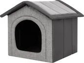 Budy dla psów - Hobbydog R6 BUDA INARII JASNY SZARY Z GRAFITEM - miniaturka - grafika 1