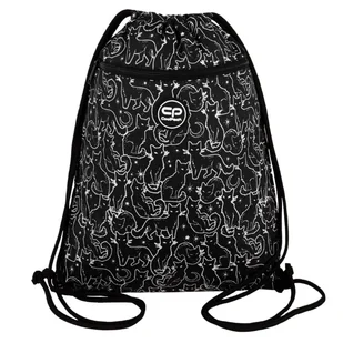 Coolpack Vert Worek Na Buty Sportowy Black Cats - Torby szkolne - miniaturka - grafika 1