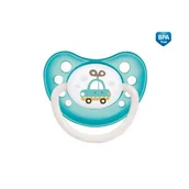 Smoczki uspokajające - Canpol babies Smoczek silikonowy anatomiczny "Toys" 6-18m - miniaturka - grafika 1