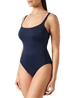 Stroje kąpielowe - ESPRIT Recykling: niewatowany kostium kąpielowy z fiszbinami, grantowy, 44 - miniaturka - grafika 1