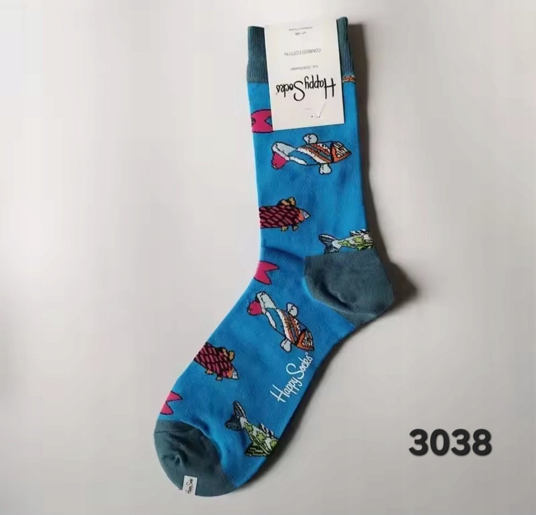 Kolorowe skarpety Happy Socks unisex rozmiar 41-46 (3038)