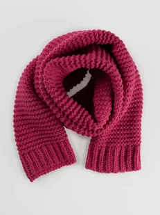 Malinowy szalik damski - Apaszki i szaliki damskie - miniaturka - grafika 1