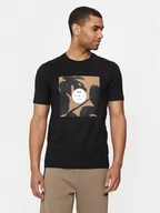 Koszulki męskie - Boss T-Shirt Tiburt 388 50512132 Czarny Regular Fit - miniaturka - grafika 1