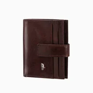 Etui na dokumenty i karty - Etui na karty, wizytówki PUCCINI ROME CR90442 2 Brązowe - miniaturka - grafika 1