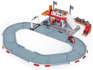 Tory, garaże, parkingi - Hape E3734 zabawkowy tor samochodowy, Kolejowe - miniaturka - grafika 1